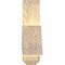 Ekena Millwork Eugene Rough Sawn Timber Gable Bracket, Douglas Fir, 72"W x 12"H x 4"D x 6"F, 4/12 Pitch GBW072X12X0406EUG00RDF - alternate 5